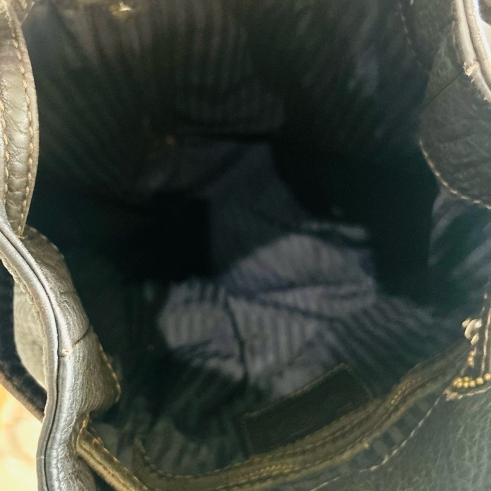 Coach vintage Sonoma black leather backpack bucket - Picture 9 of 11
